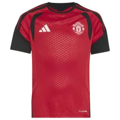 adidas Manchester United Trainingsshirt 2026-2027 Kids Rood Zwart Wit