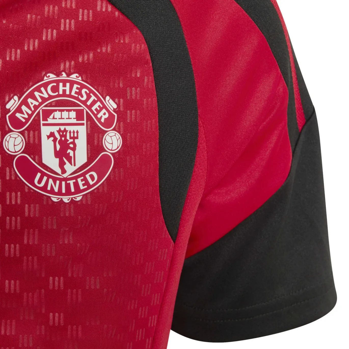 adidas Manchester United Trainingsshirt 2026-2027 Kids Rood Zwart Wit