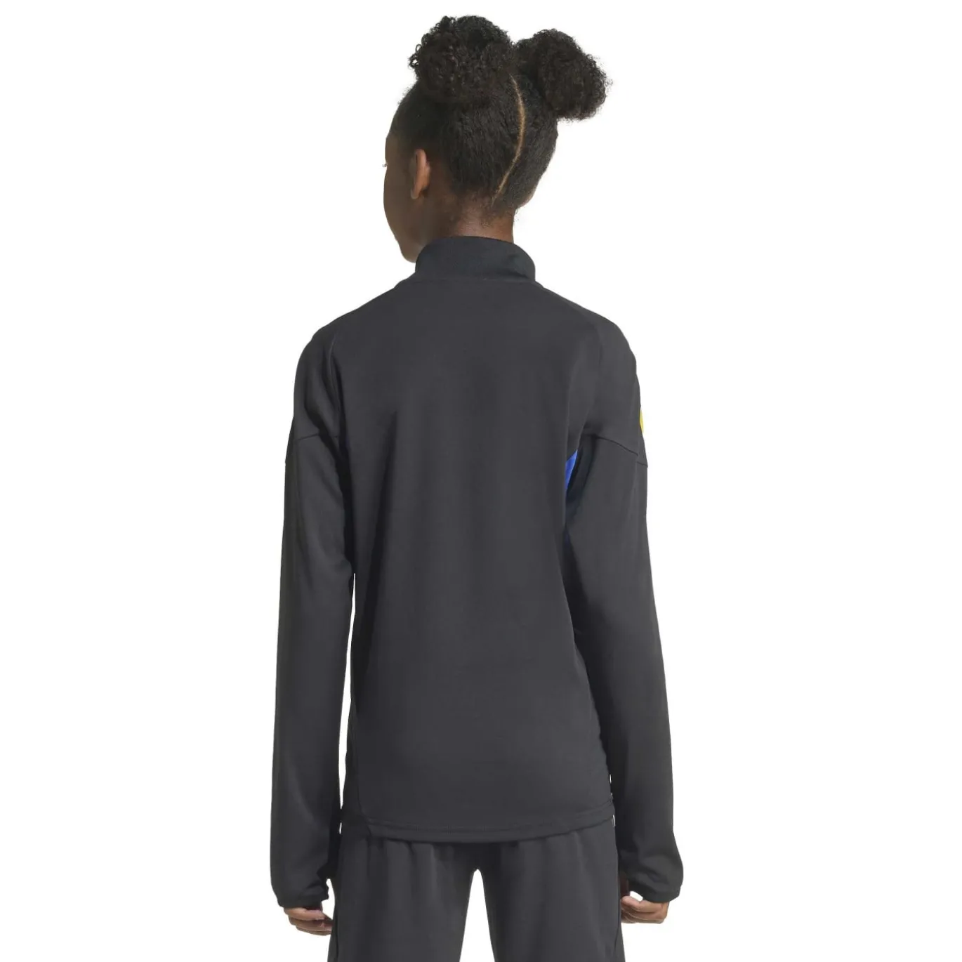 adidas Manchester United Trainingstrui 1/4-Zip 2025-2026 Kids Zwart Blauw Geel