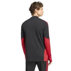adidas Manchester United Trainingstrui 1/4-Zip 2026-2027 Zwart Rood Wit