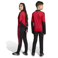 adidas Manchester United Trainingsbroek 2026-2027 Kids Zwart Rood Wit