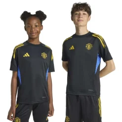 adidas Manchester United Trainingsset 2025-2026 Kids Zwart Blauw Geel