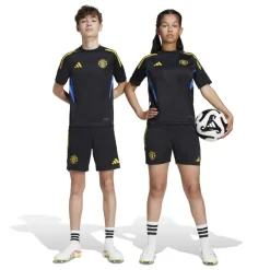 adidas Manchester United Trainingsset 2025-2026 Kids Zwart Blauw Geel