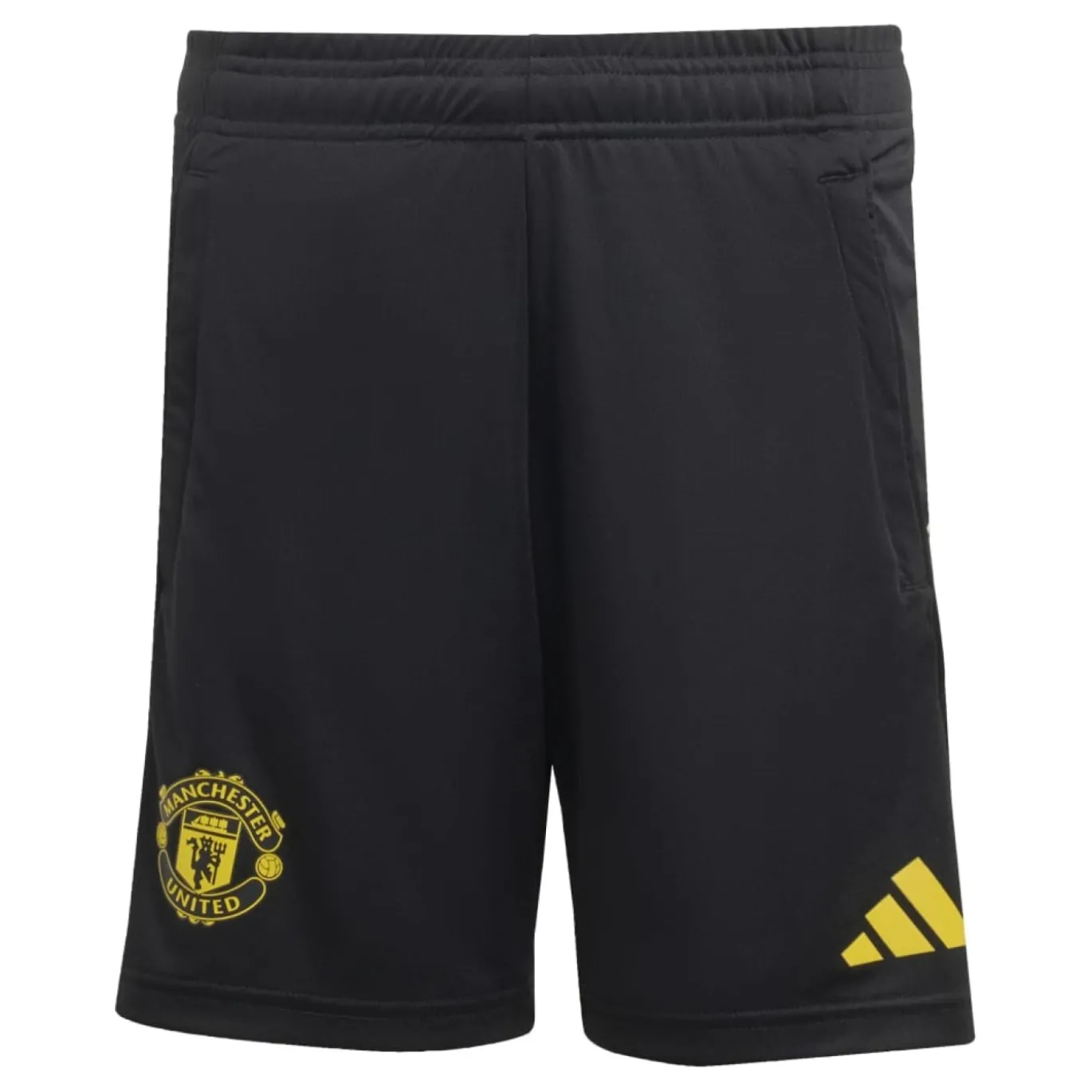 adidas Manchester United Trainingsbroekje 2025-2026 Kids Zwart Blauw Geel