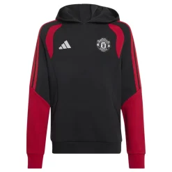 adidas Manchester United Trainingspak Hooded 2026-2027 Kids Zwart Rood Wit