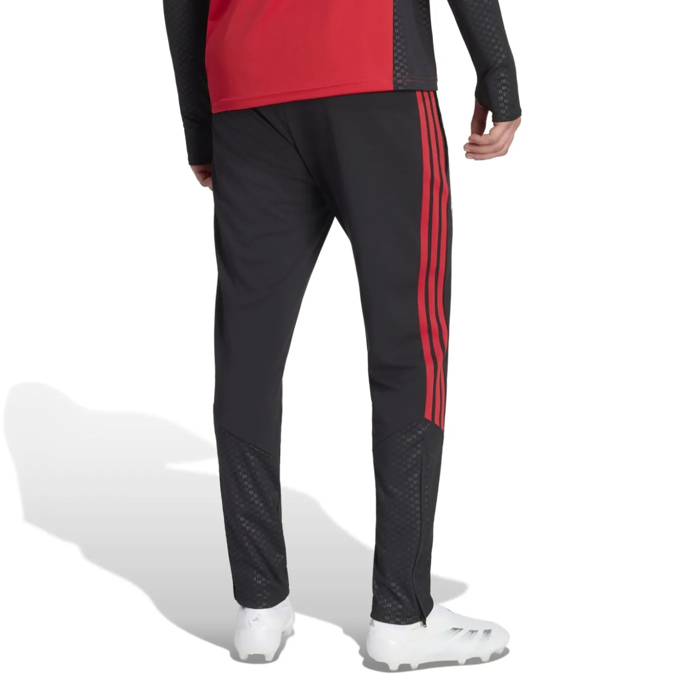adidas Manchester United Trainingspak 1/4-Zip 2026-2027 Rood Zwart Wit