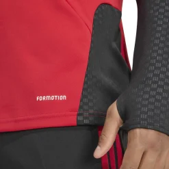 adidas Manchester United Trainingspak 1/4-Zip 2026-2027 Rood Zwart Wit