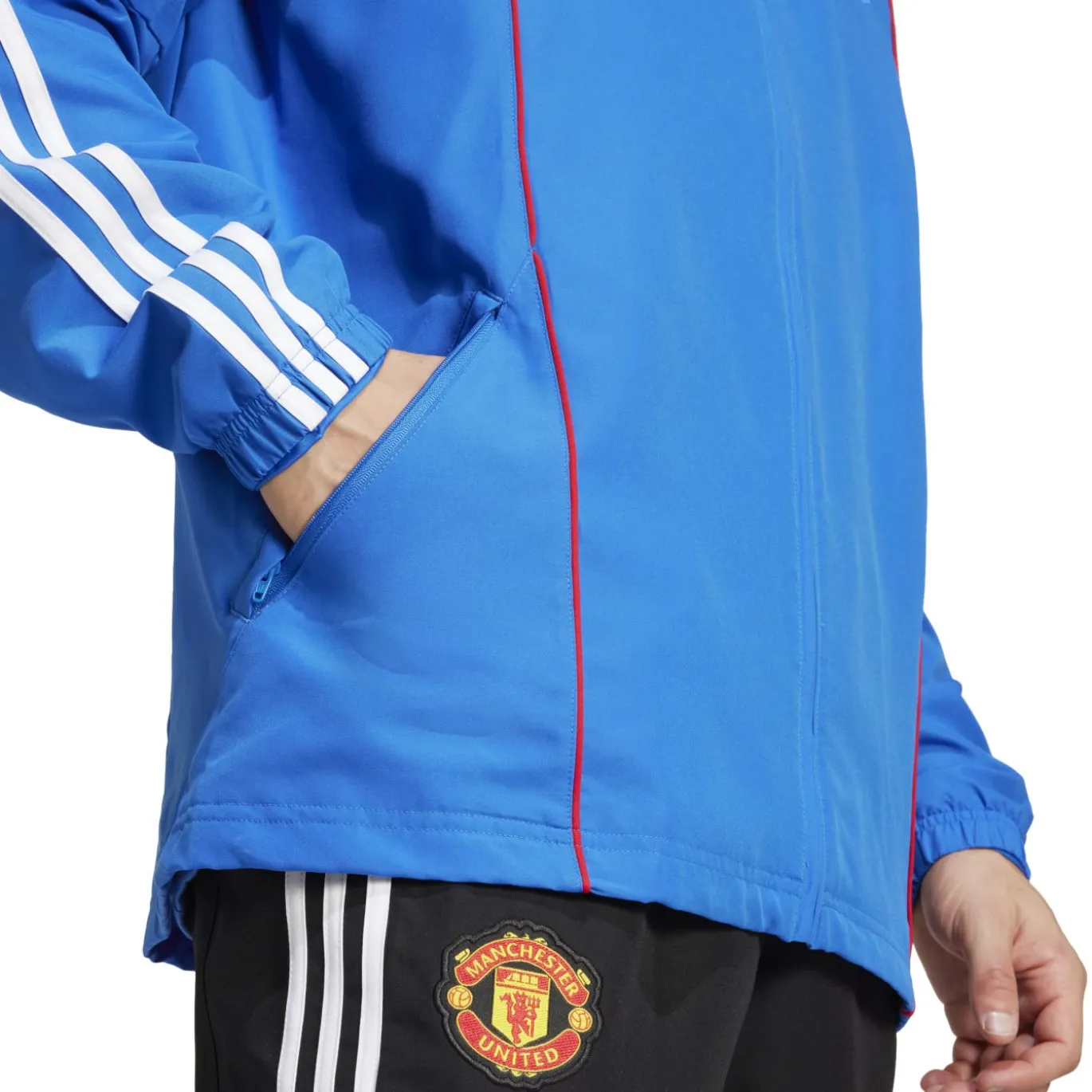 adidas Manchester United Urban Purist Trainingsjack Blauw Rood Wit