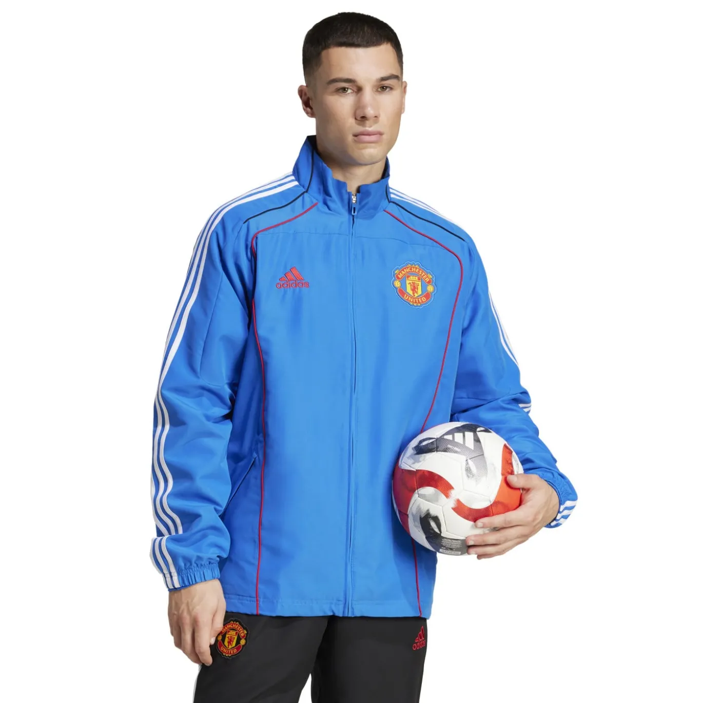 adidas Manchester United Urban Purist Trainingsjack Blauw Rood Wit