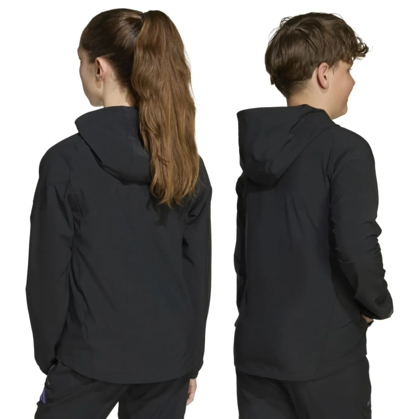 adidas Manchester United Vis Tech Trainingspak Full-Zip Kids Zwart Paars