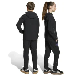 adidas Manchester United Vis Tech Trainingspak Full-Zip Kids Zwart Paars
