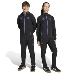adidas Manchester United Vis Tech Trainingspak Full-Zip Kids Zwart Paars