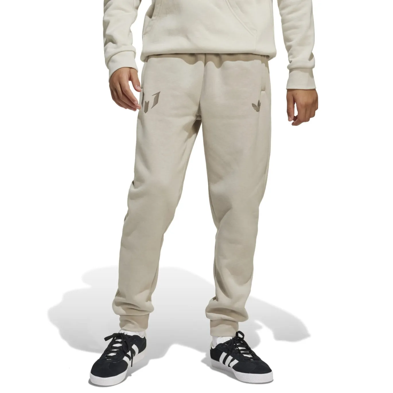 adidas Messi Joggingbroek Kids Beige