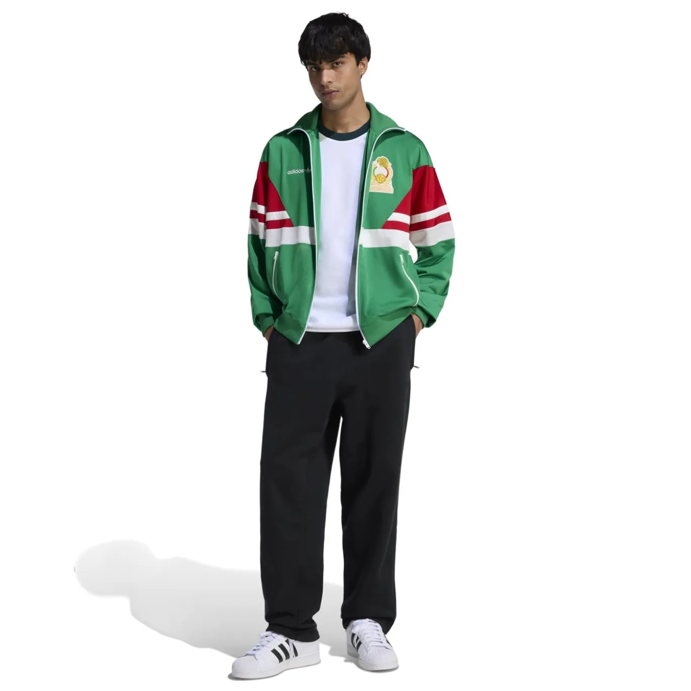 adidas Mexico 1986 Trainingsjack Groen Wit Rood