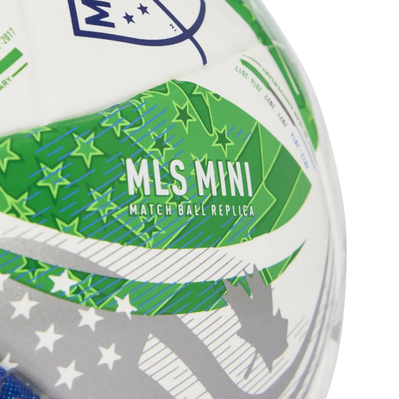 adidas MLS Mini Voetbal Maat 1 Wit Groen Blauw