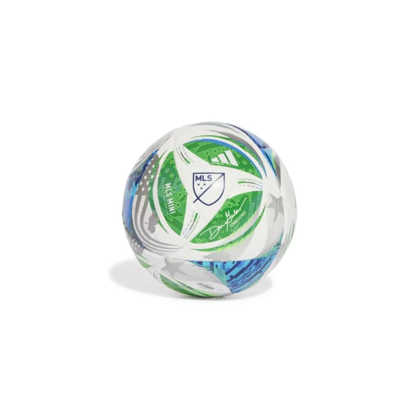 adidas MLS Mini Voetbal Maat 1 Wit Groen Blauw