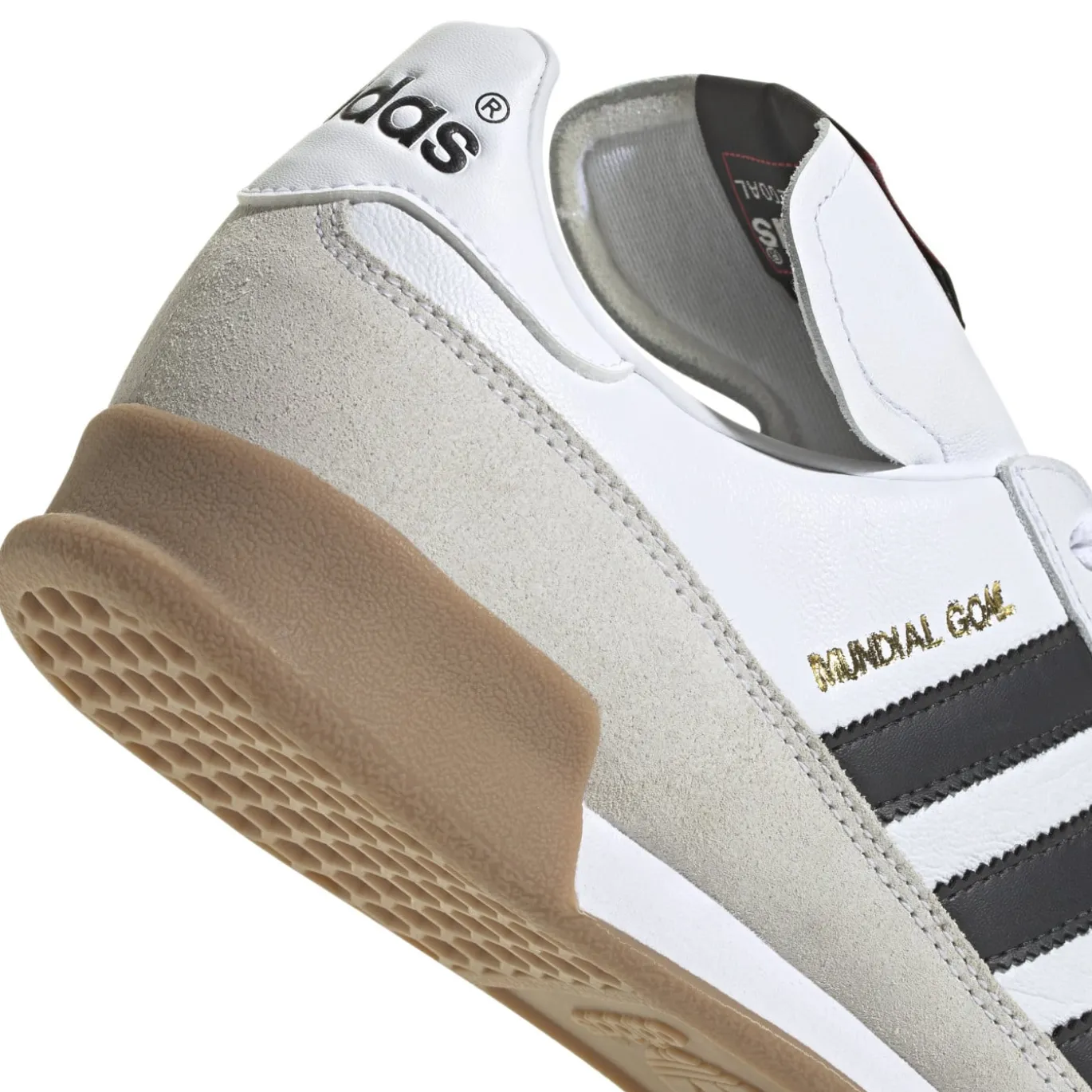 adidas Mundial Goal Zaalvoetbalschoenen (IN) Wit Zwart Goud
