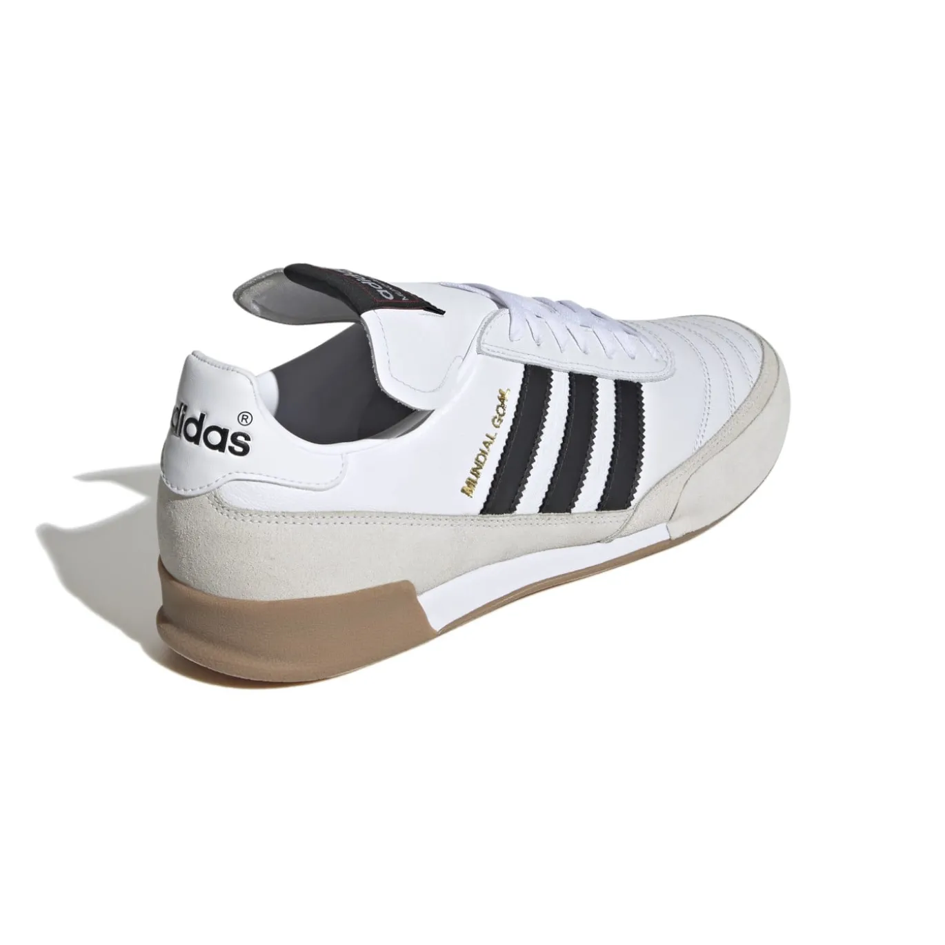 adidas Mundial Goal Zaalvoetbalschoenen (IN) Wit Zwart Goud