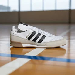 adidas Mundial Goal Zaalvoetbalschoenen (IN) Wit Zwart Goud