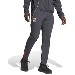adidas Olympique Lyon Presentatie Trainingsbroek 2025-2026 Donkergrijs Goud Rood Blauw