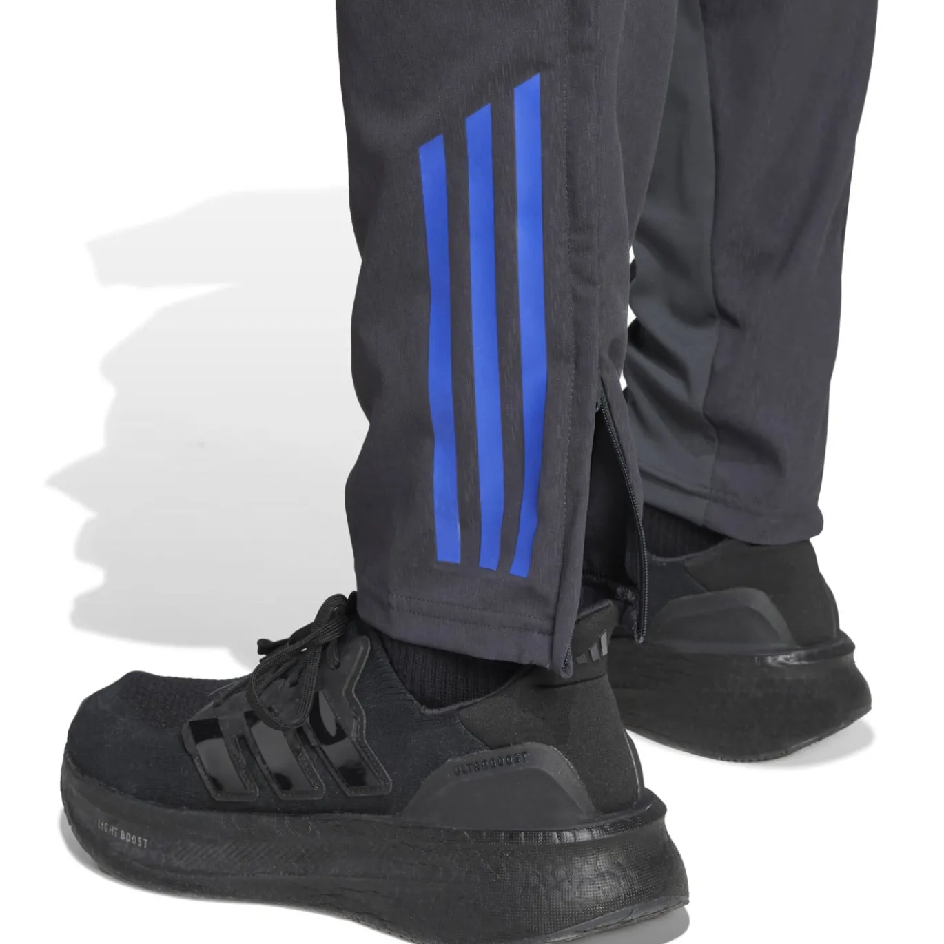 adidas Olympique Lyon Presentatie Trainingsbroek 2025-2026 Donkergrijs Goud Rood Blauw