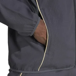 adidas Olympique Lyon Presentatie Trainingspak Full-Zip 2025-2026 Donkergrijs Goud Rood Blauw