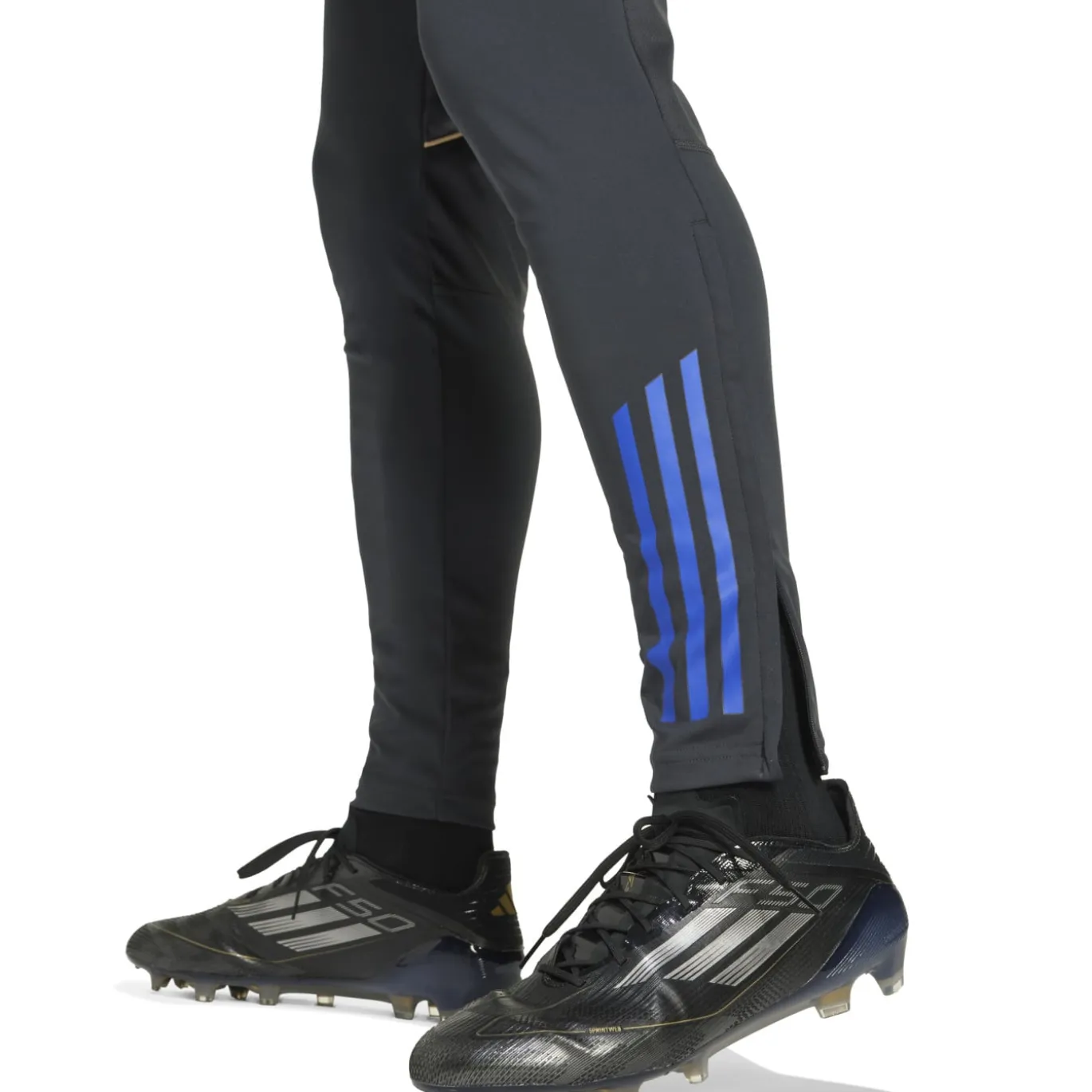 adidas Olympique Lyon Trainingspak 1/4-Zip 2025-2026 Donkergrijs Goud Rood Blauw
