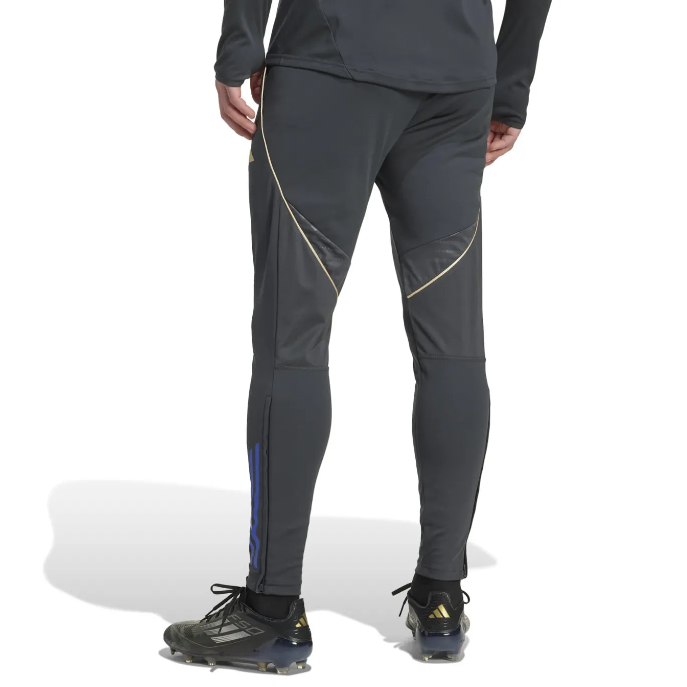 adidas Olympique Lyon Trainingspak 1/4-Zip 2025-2026 Donkergrijs Goud Rood Blauw
