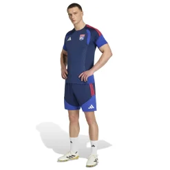 adidas Olympique Lyon Trainingsshirt 2026-2027 Donkerblauw Blauw Rood