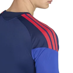 adidas Olympique Lyon Trainingsshirt 2026-2027 Donkerblauw Blauw Rood