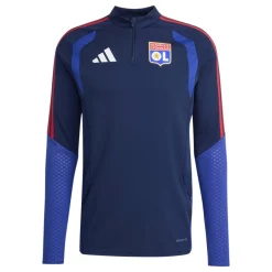 adidas Olympique Lyon Trainingstrui 1/4-Zip 2026-2027 Donkerblauw Blauw Rood