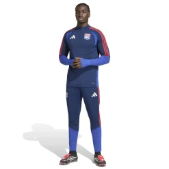 adidas Olympique Lyon Trainingstrui 1/4-Zip 2026-2027 Donkerblauw Blauw Rood
