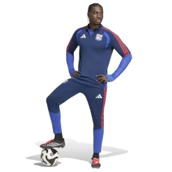 adidas Olympique Lyon Trainingsbroek 2026-2027 Donkerblauw Blauw Rood