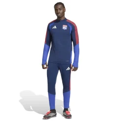 adidas Olympique Lyon Trainingspak 1/4-Zip 2026-2027 Donkerblauw Blauw Rood