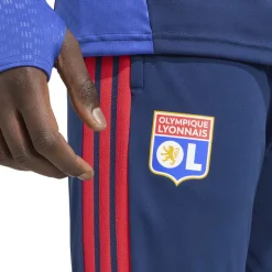 adidas Olympique Lyon Trainingspak 1/4-Zip 2026-2027 Donkerblauw Blauw Rood