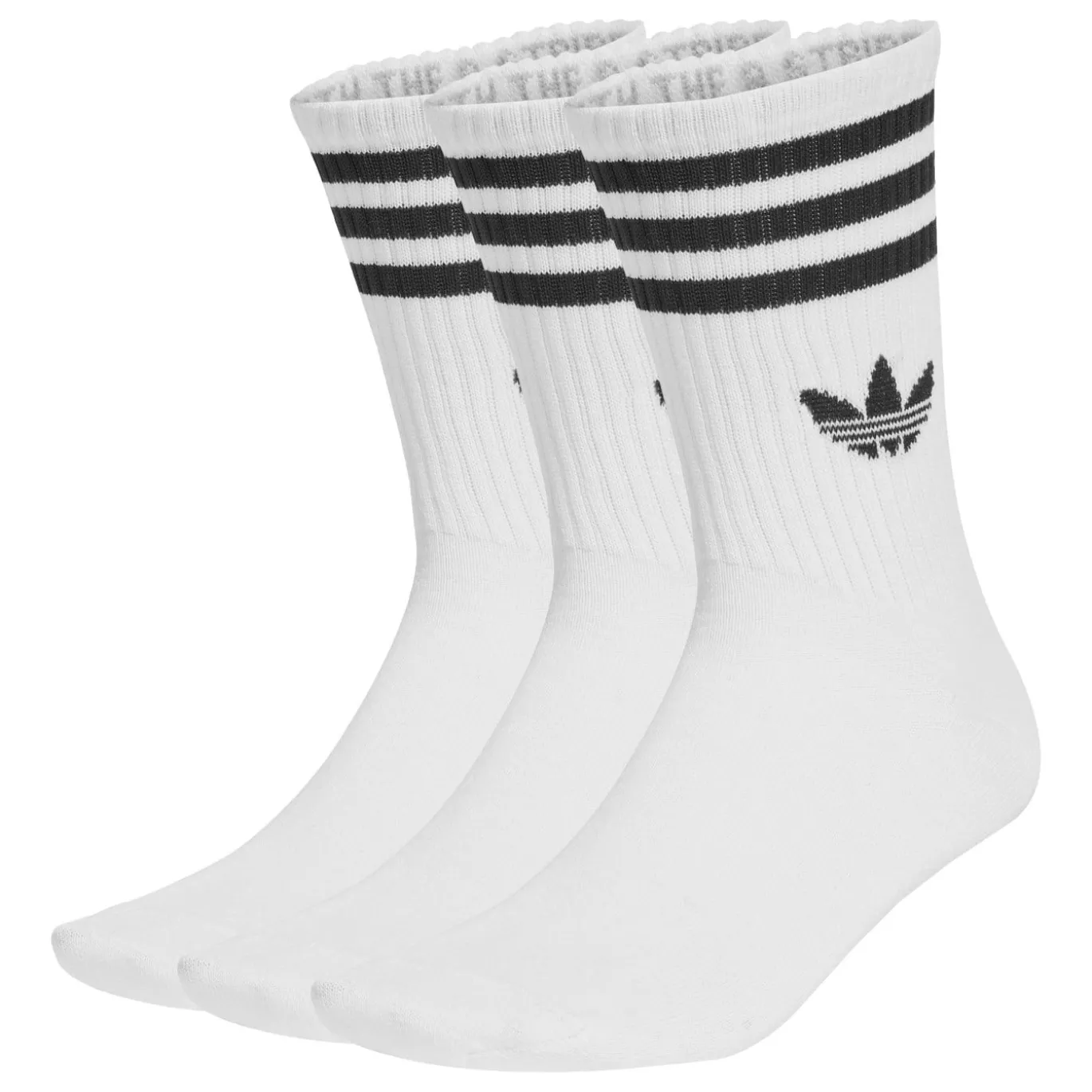 Adidas Originals 3-Stripes Crew Sokken 3-Pack Wit