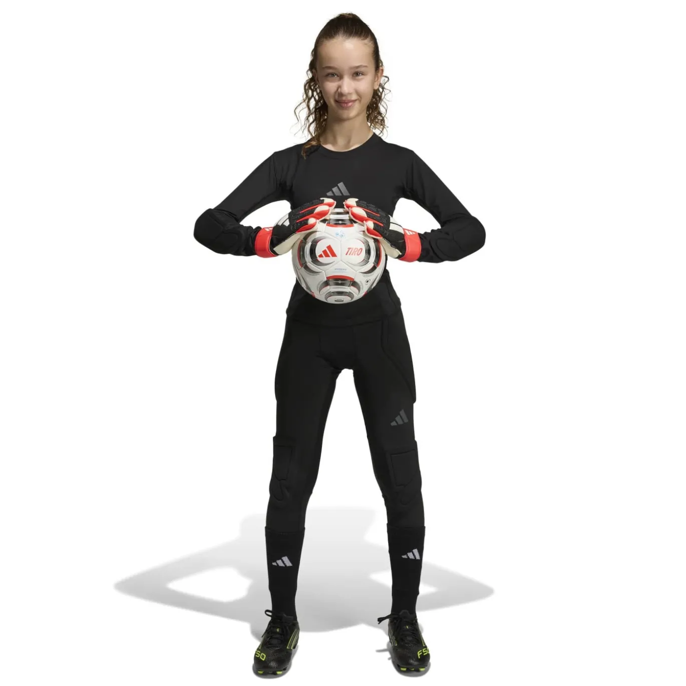 adidas Padded Keepersbroek Kids Zwart