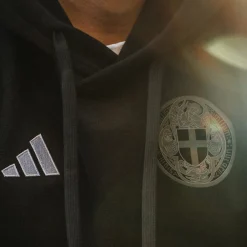 adidas PEC Zwolle Hooded Stadswapen Trainingspak Zwart Wit