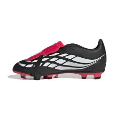 adidas Predator Club FT Gras / Kunstgras Voetbalschoenen (MG) Kids Zwart Wit Rood