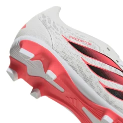 adidas Predator Club FT Gras / Kunstgras Voetbalschoenen (MG) Kids Wit Zwart Roze