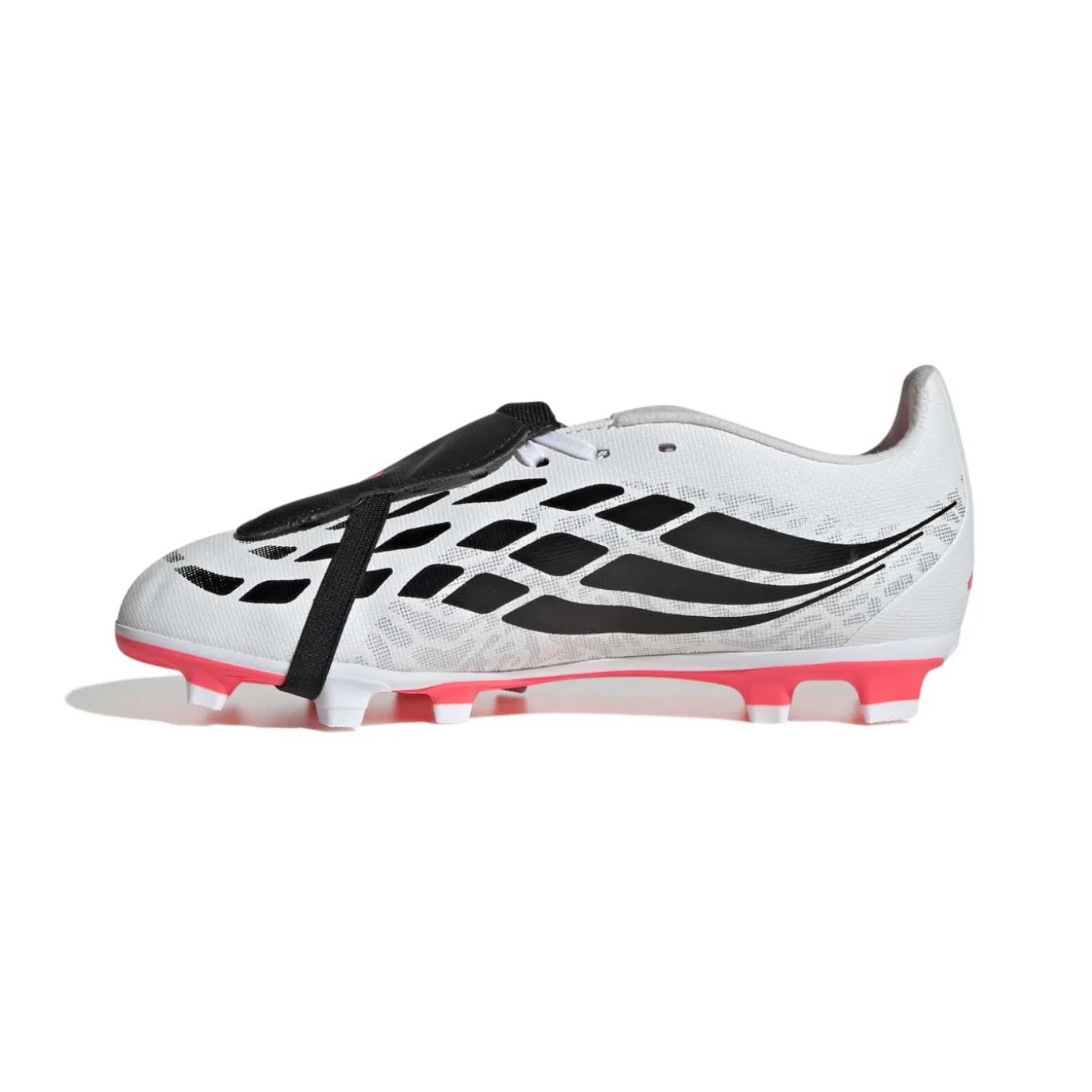 adidas Predator Club FT Gras / Kunstgras Voetbalschoenen (MG) Kids Wit Zwart Roze