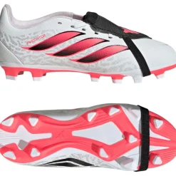 adidas Predator Club FT Gras / Kunstgras Voetbalschoenen (MG) Kids Wit Zwart Roze