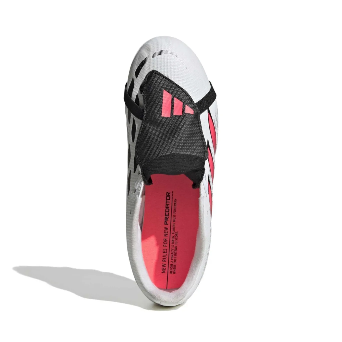 adidas Predator Club FT Gras / Kunstgras Voetbalschoenen (MG) Kids Wit Zwart Roze