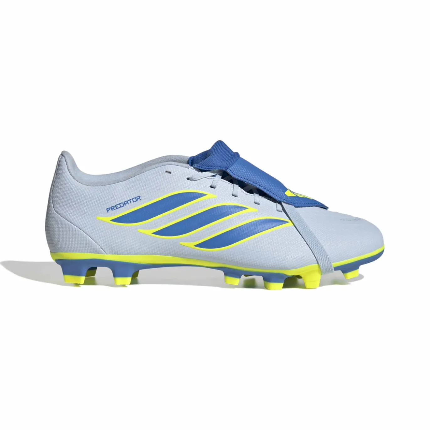 adidas Predator Club FT Gras / Kunstgras Voetbalschoenen (MG) Lichtblauw Blauw Geel