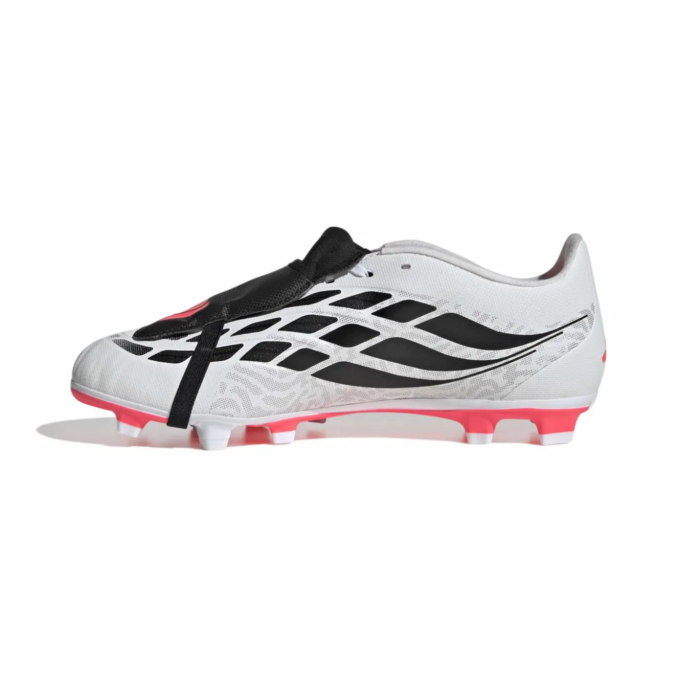 adidas Predator Club FT Gras / Kunstgras Voetbalschoenen (MG) Wit Zwart Roze