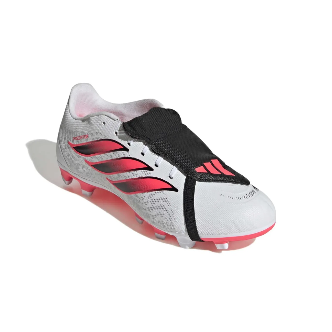 adidas Predator Club FT Gras / Kunstgras Voetbalschoenen (MG) Wit Zwart Roze
