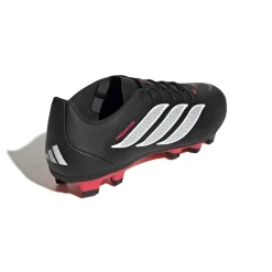 adidas Predator Club Gras / Kunstgras Voetbalschoenen (MG) Zwart Wit Rood
