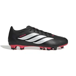 adidas Predator Club Gras / Kunstgras Voetbalschoenen (MG) Zwart Wit Rood