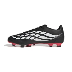 adidas Predator Club Gras / Kunstgras Voetbalschoenen (MG) Zwart Wit Rood