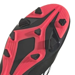 adidas Predator Club Gras / Kunstgras Voetbalschoenen (MG) Zwart Wit Rood